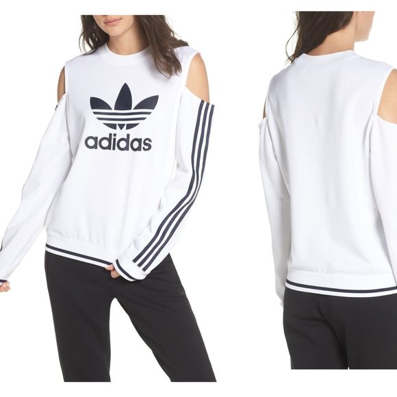 adidas Tops - ADIDAS Cold Shoulder Sweatshirt US/M)